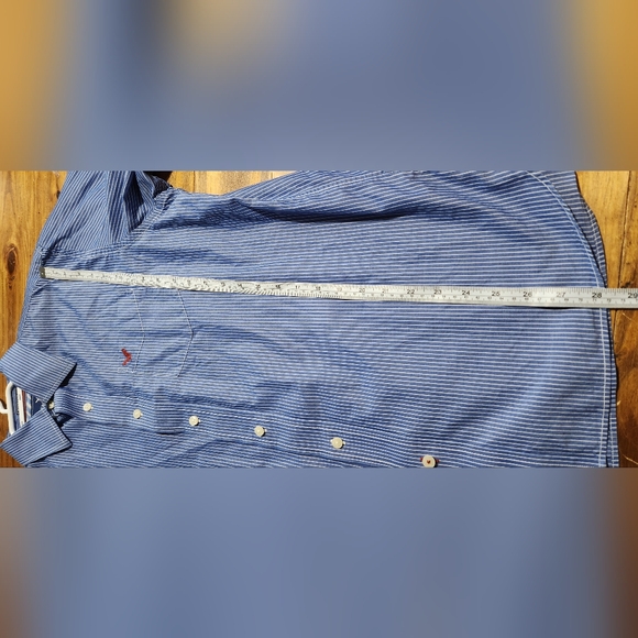 Mens American Eagle Vintage Fit Long Sleeve Striped Button Front Shirt Size XL - Picture 9 of 10